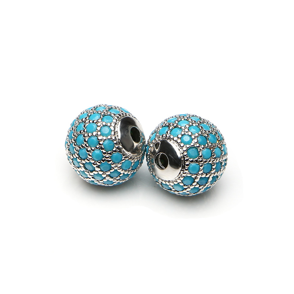Silver Turquoise 10mm