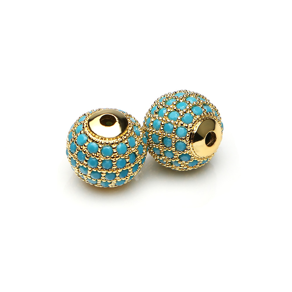 Golden Turquoise 10mm
