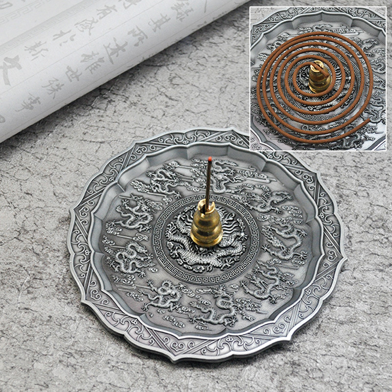 Kowloon Plate Silver + Bronze Gourd