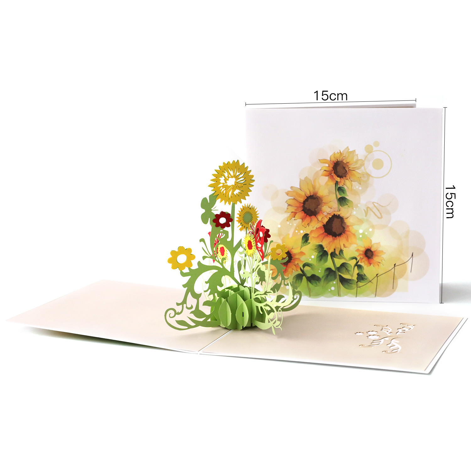 1:Color printing sun flower