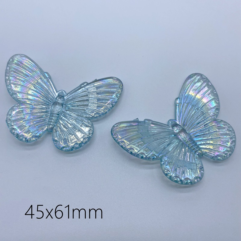 2:Big Butterfly Lake Blue 45x61mm