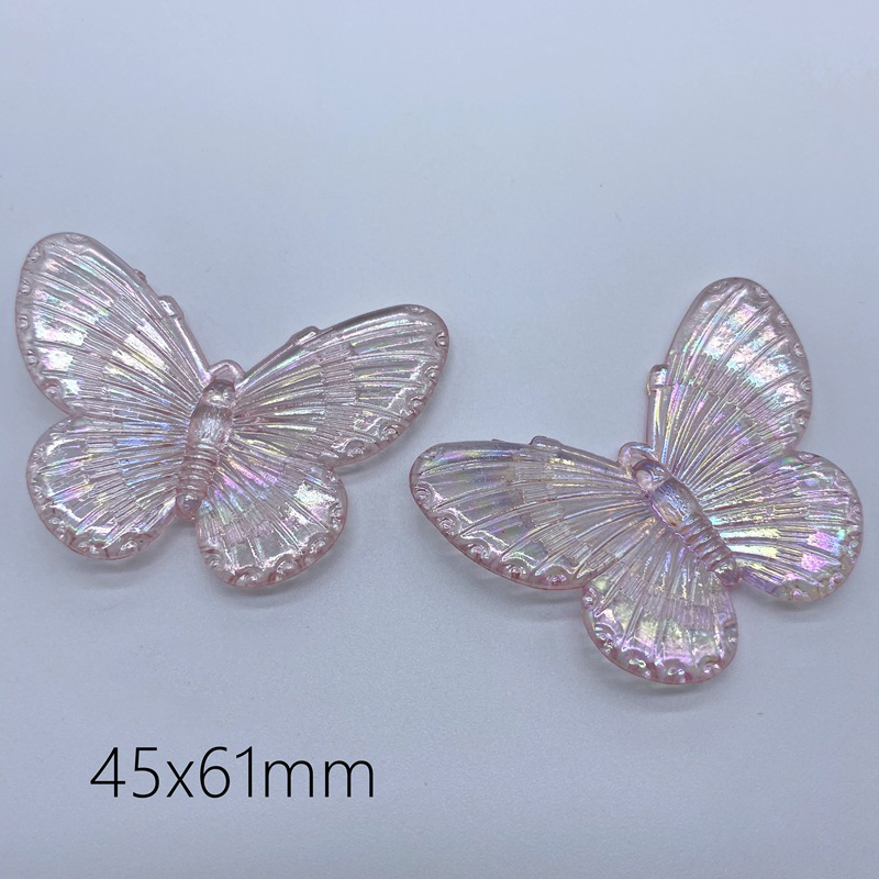 3:Big Butterfly Light Pink 45x61mm