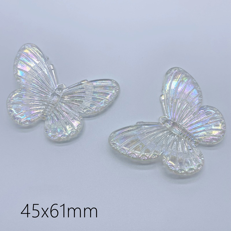 1:Big Butterfly White 45x61mm