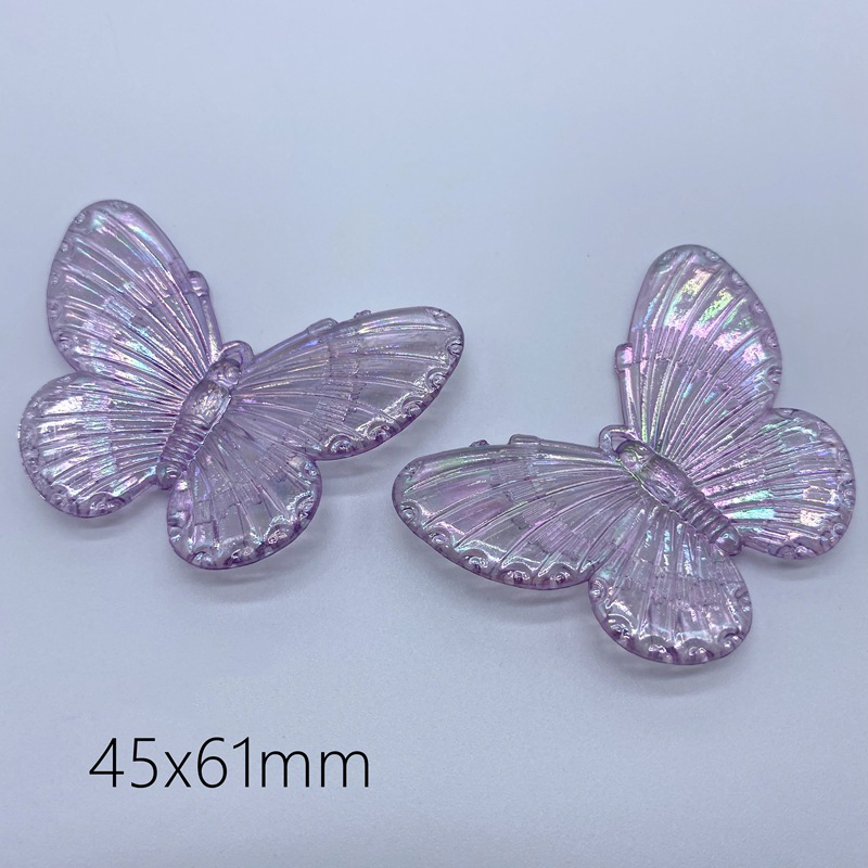 5:Big Butterfly Light Purple 45x61mm