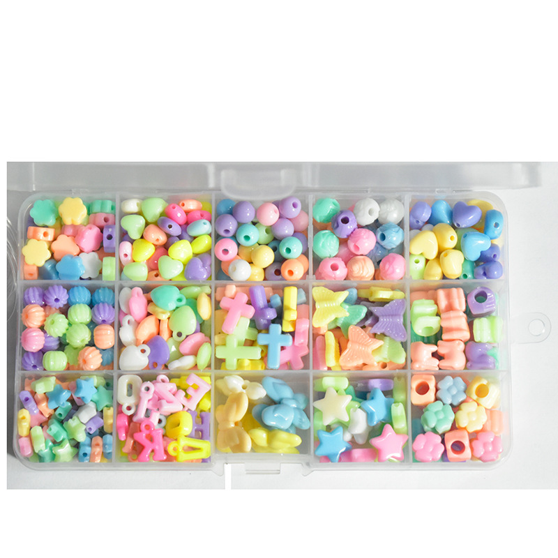 5:solid color bead set