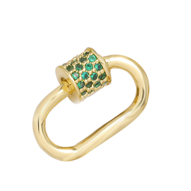 gold color plated with green