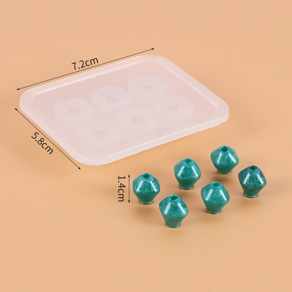 Four-sided diamond bead mold 9mm