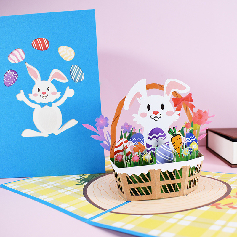 Rabbit flower basket