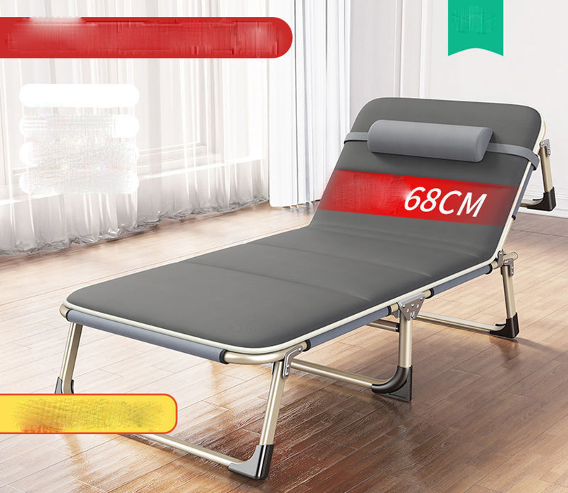 190x68cm(widening 68cm) square tube bed gray   send skin-friendly cotton pad