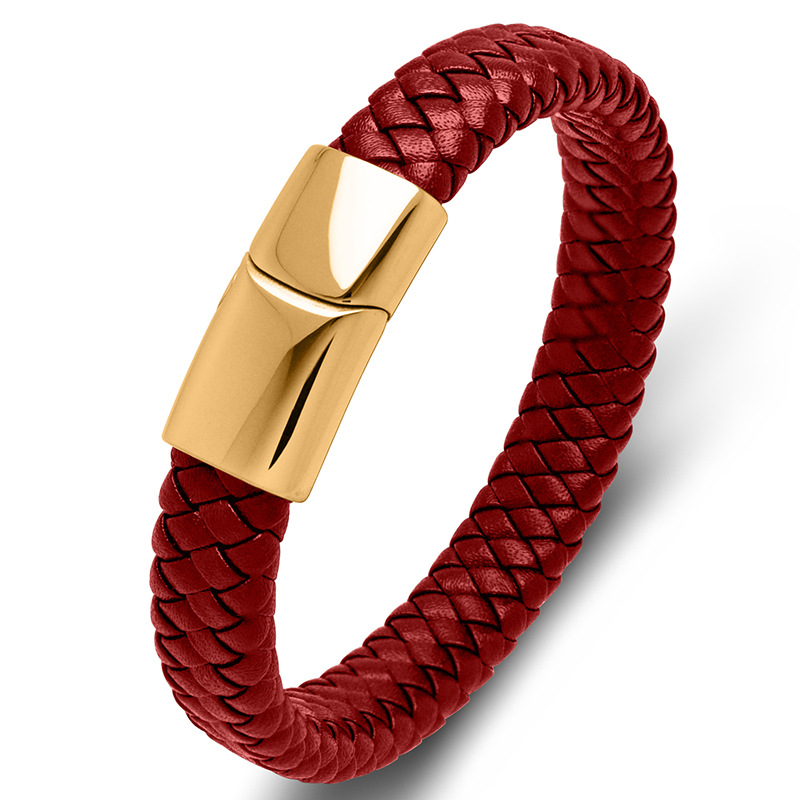 Red leather [gold] 21cm