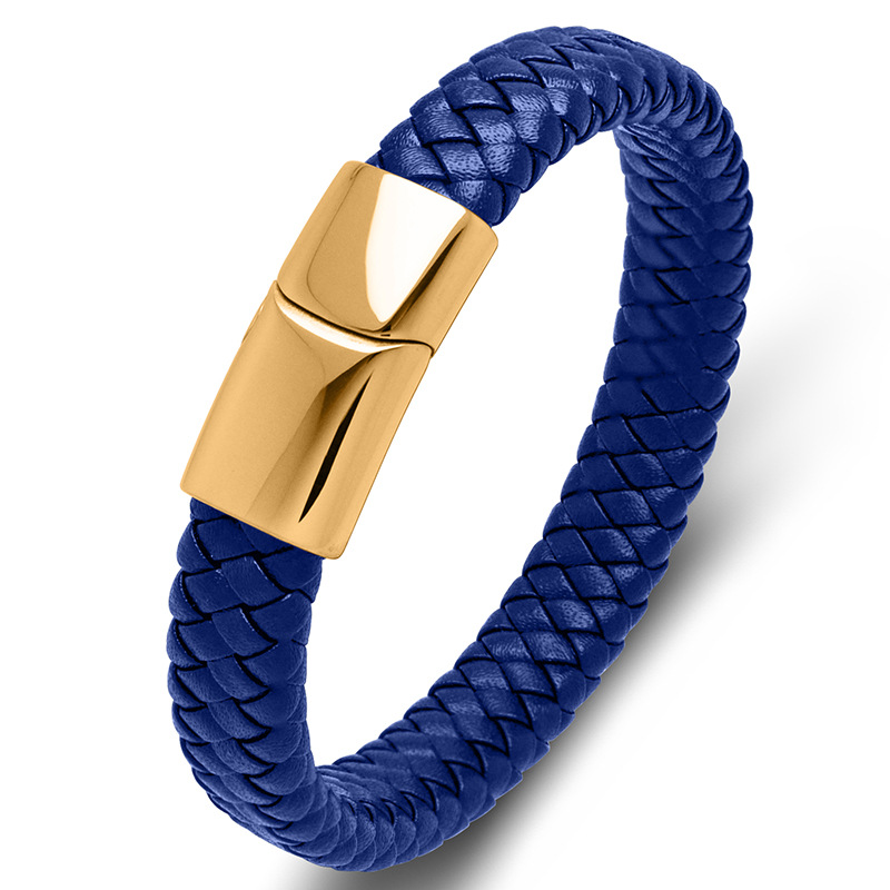 Blue leather [gold] 21cm