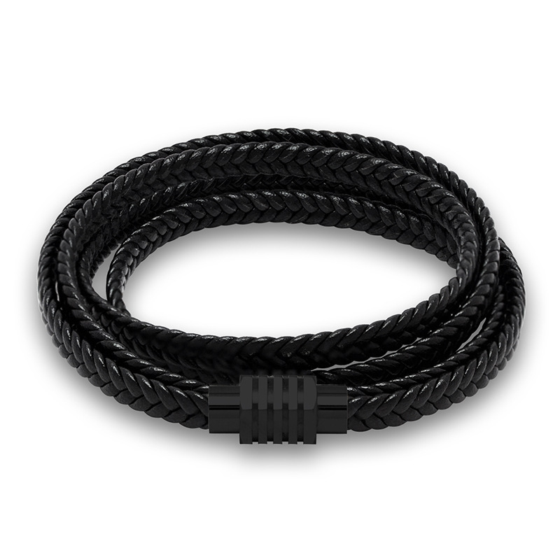 Black leather [black] inner ring 16.5cm