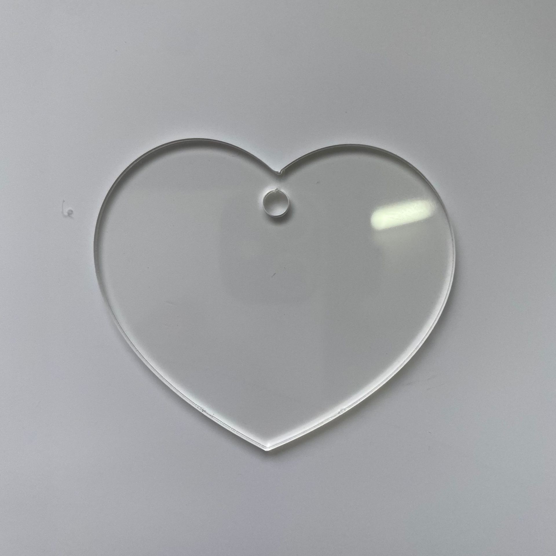 love 7.6cm thick 2mm transparent