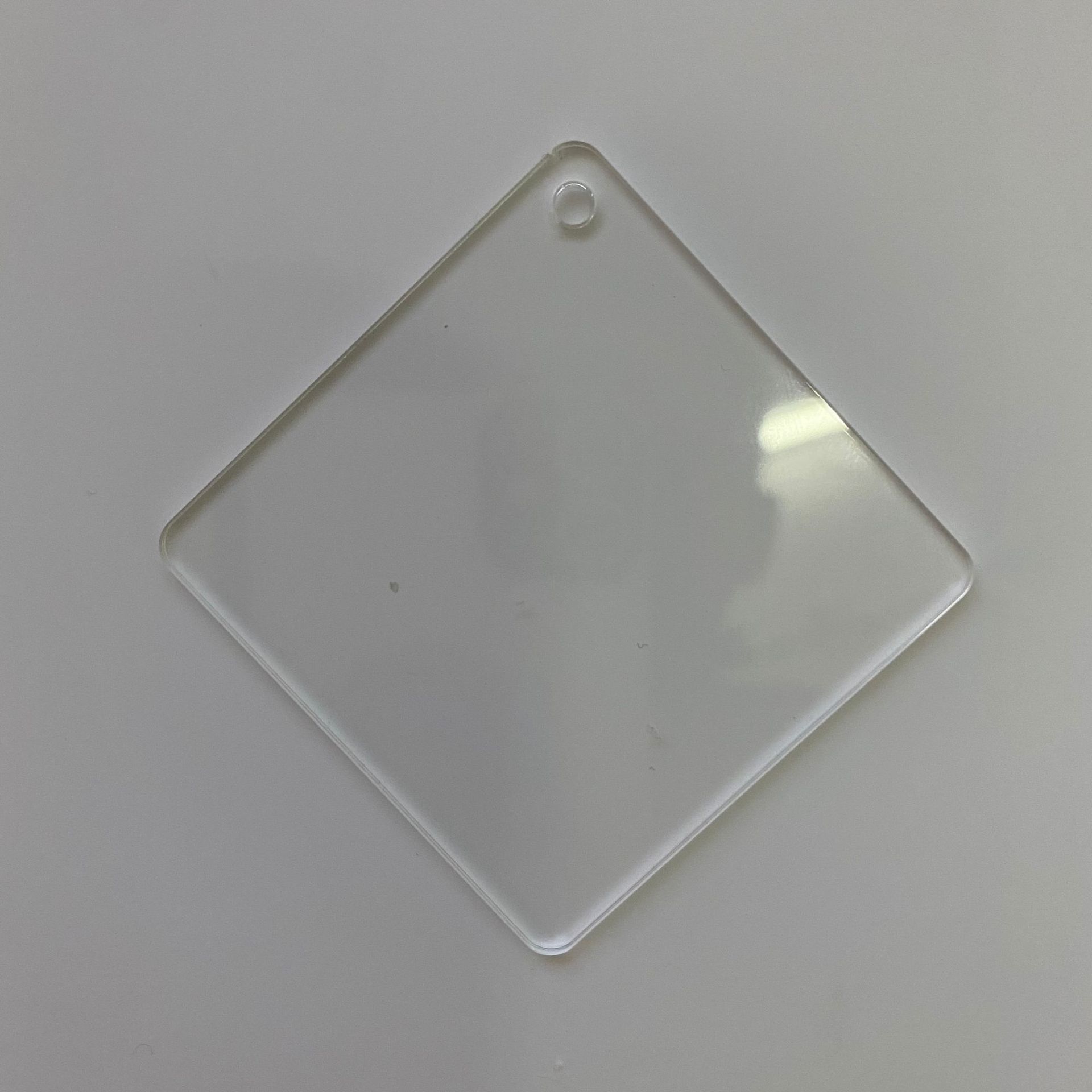 Rhombus (slanted hole square) 5cm thick 3mm transp