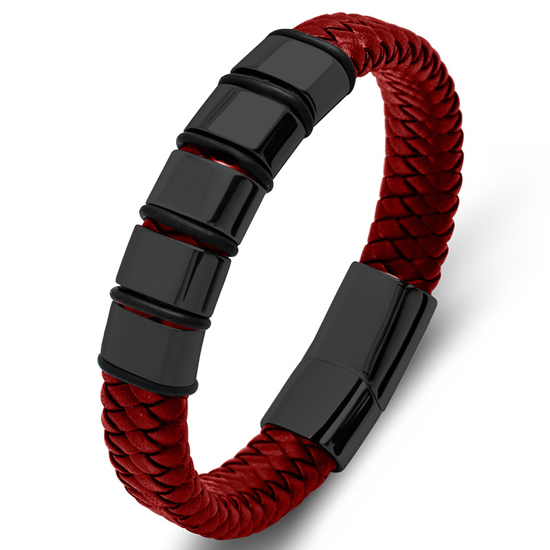8:Red Leather [Black]