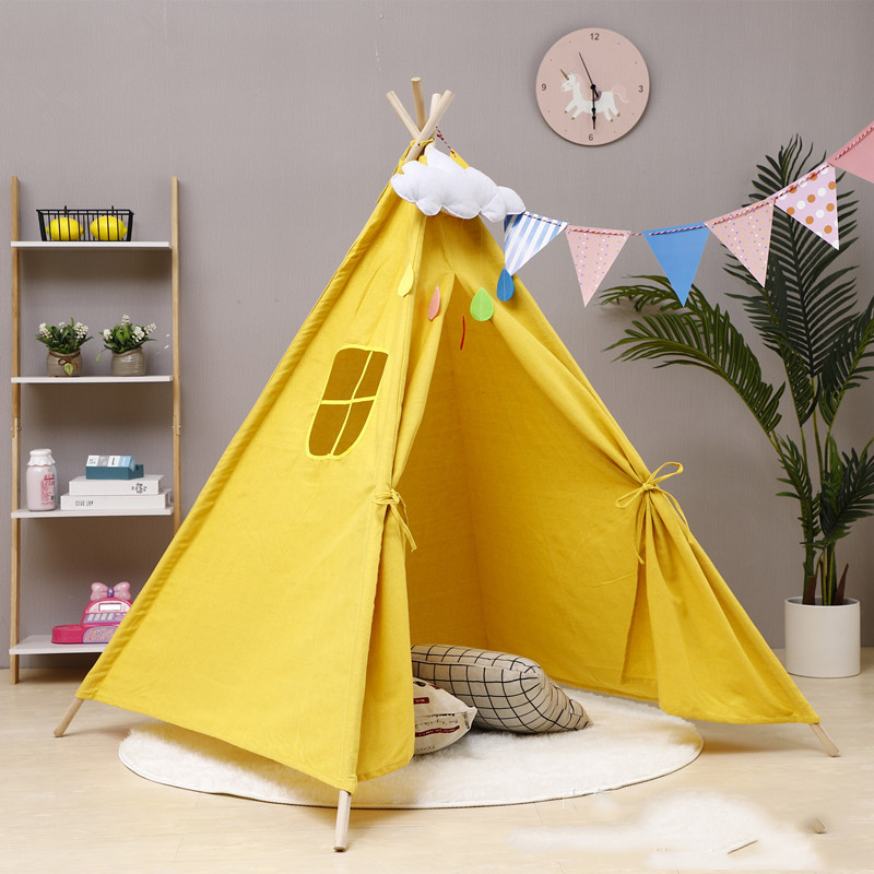 yellow single tent