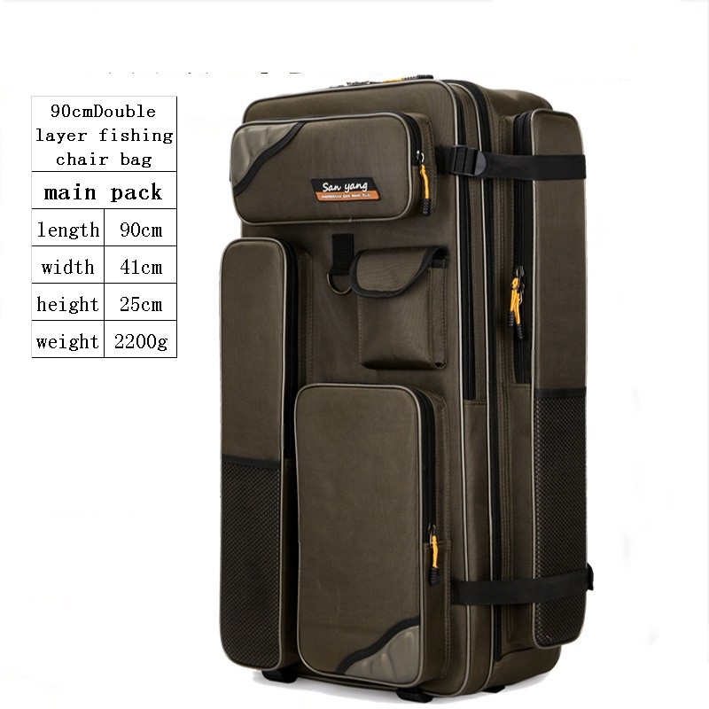 90cm fishing backpack only main bag 1680D backpack