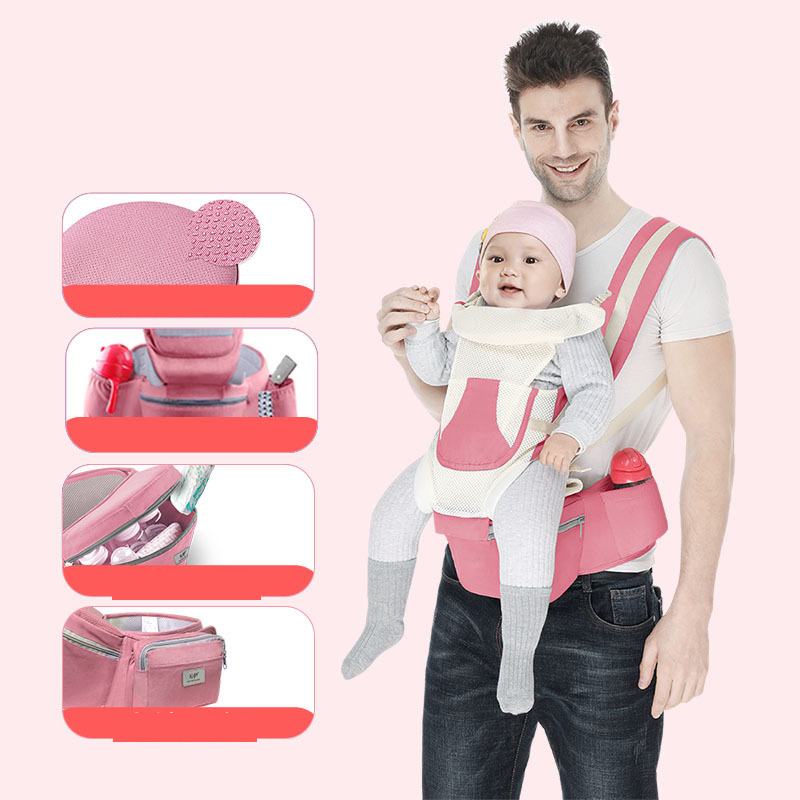 Breathable Cherry Blossom Powder Upgraded Cotton   Waist Bag