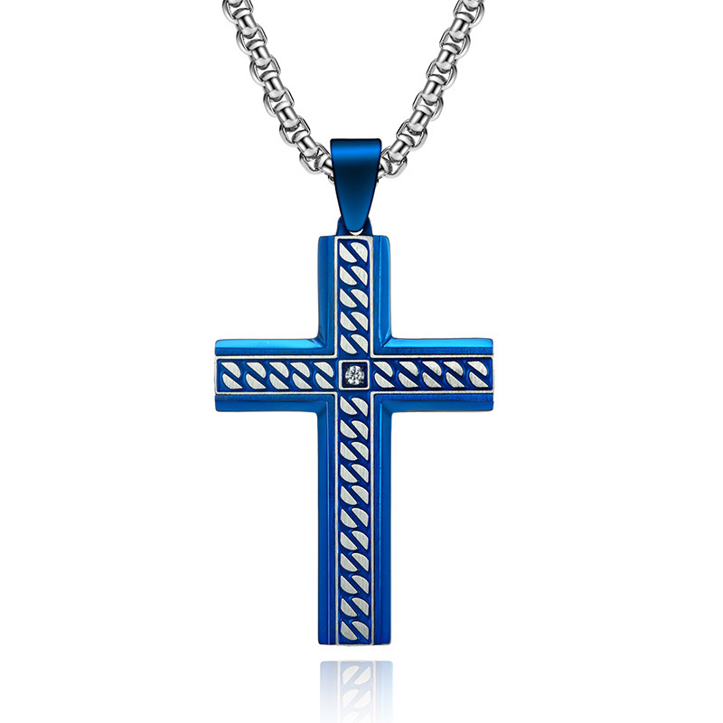 3:blue with chain