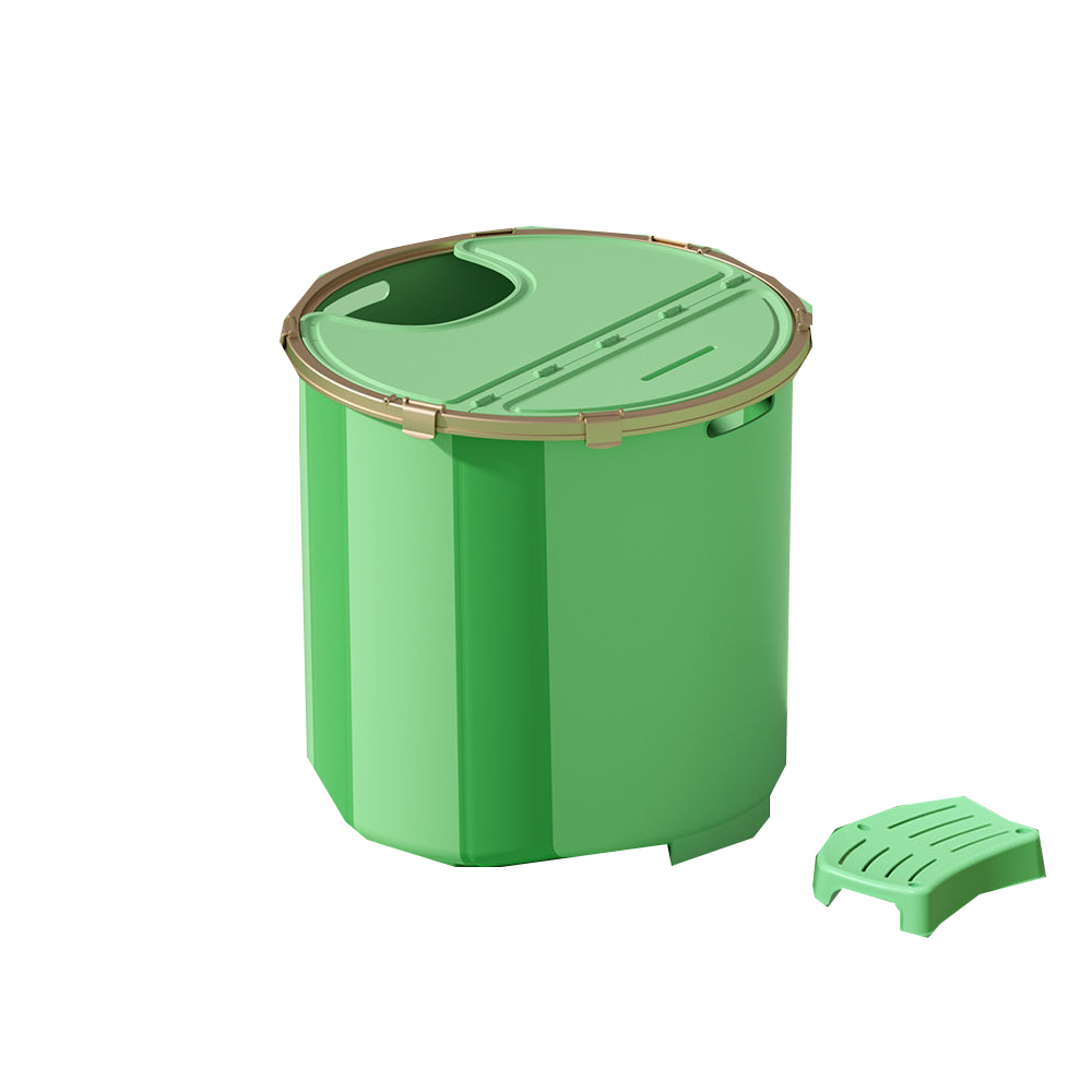 Green   Insulation Cover   Bath Stool