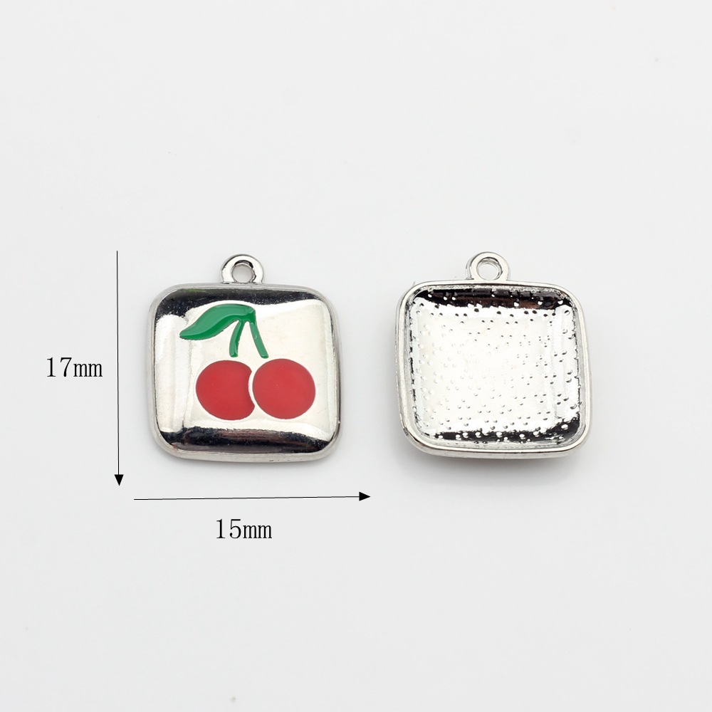 6:Square Cherry - Silver