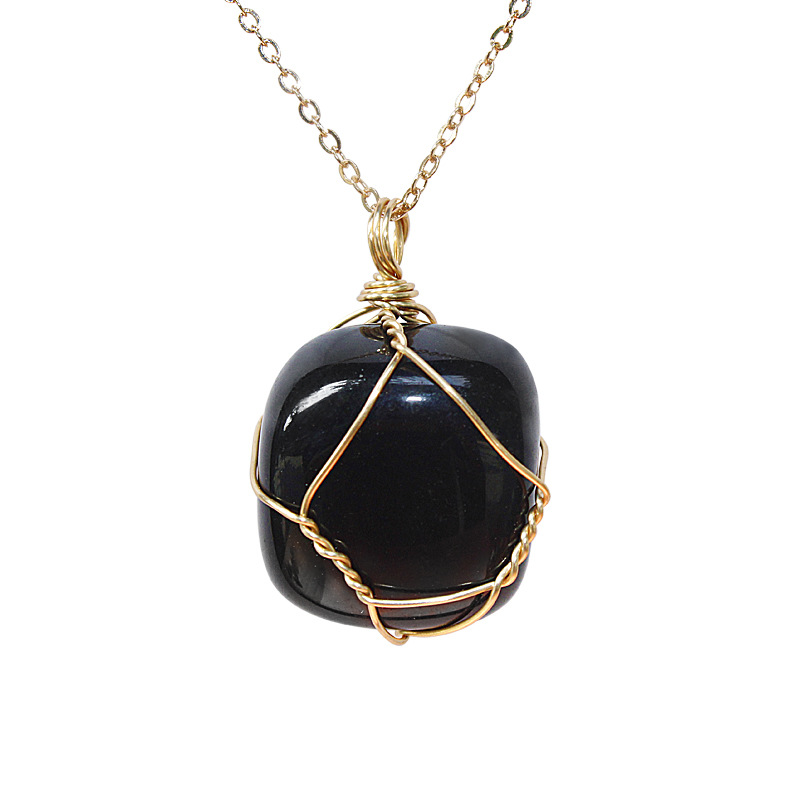 Schwarzer Obsidian