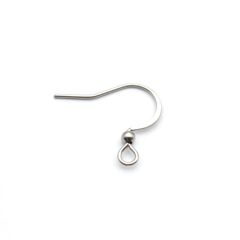 Squeeze with pearl ear hook steel color