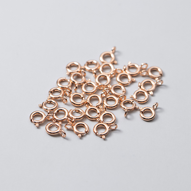 G rose gold color plated   5mm