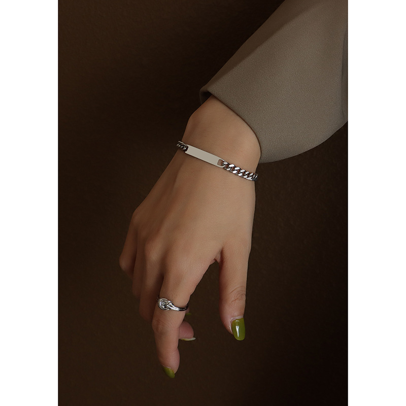 2:Steel Color Bracelet 14 5cm