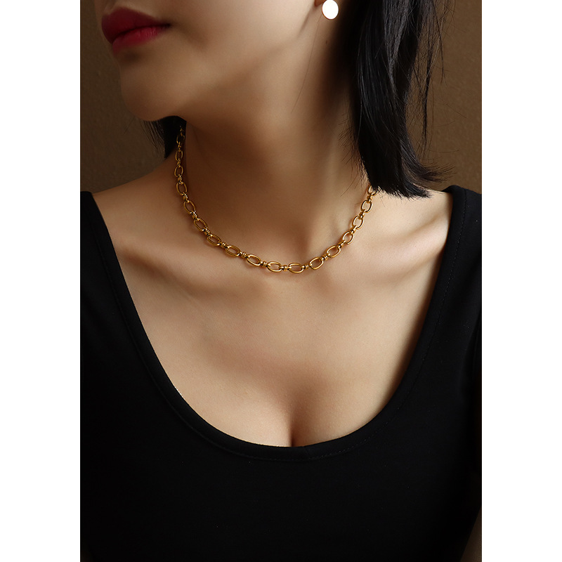Gold Necklace 40+5cm