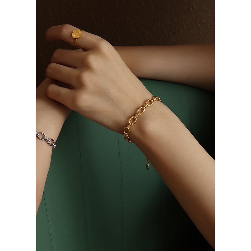 Gold Bracelet 15+5cm