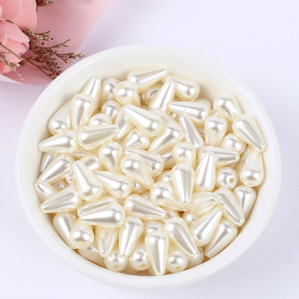 Milk white 6*14mm (about 1000 pieces)