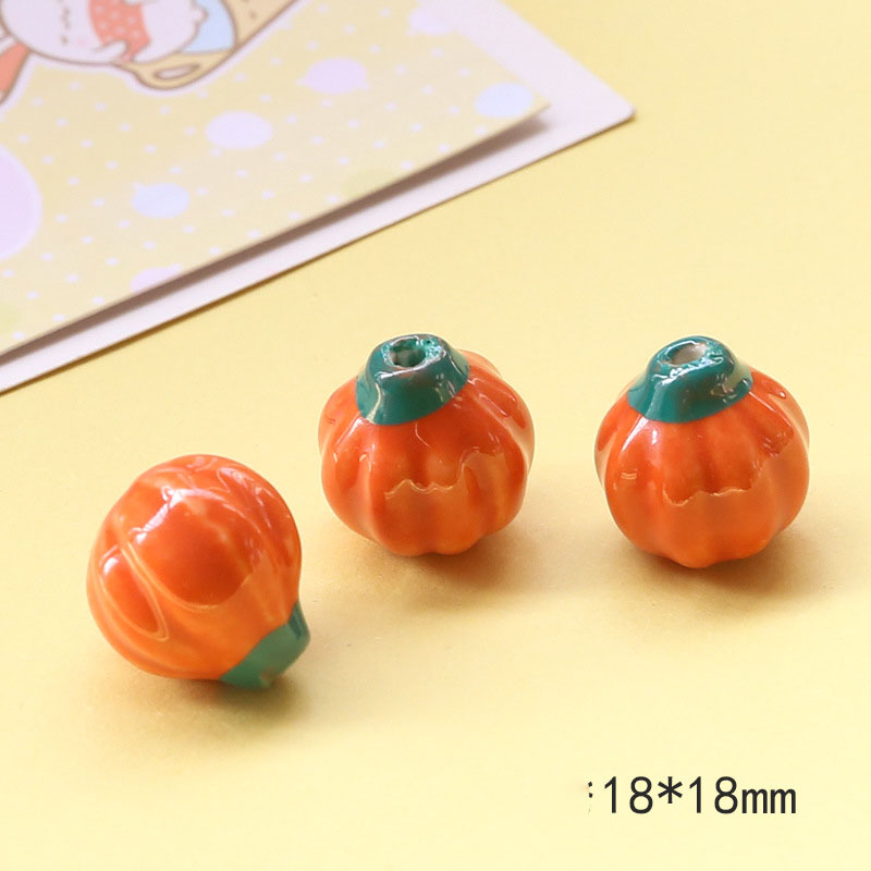 2# Pumpkin beads 18*18mm