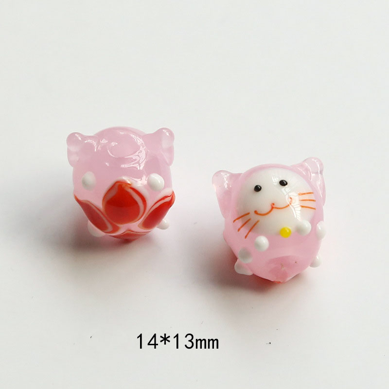 7:Pink Cat 14*13mm