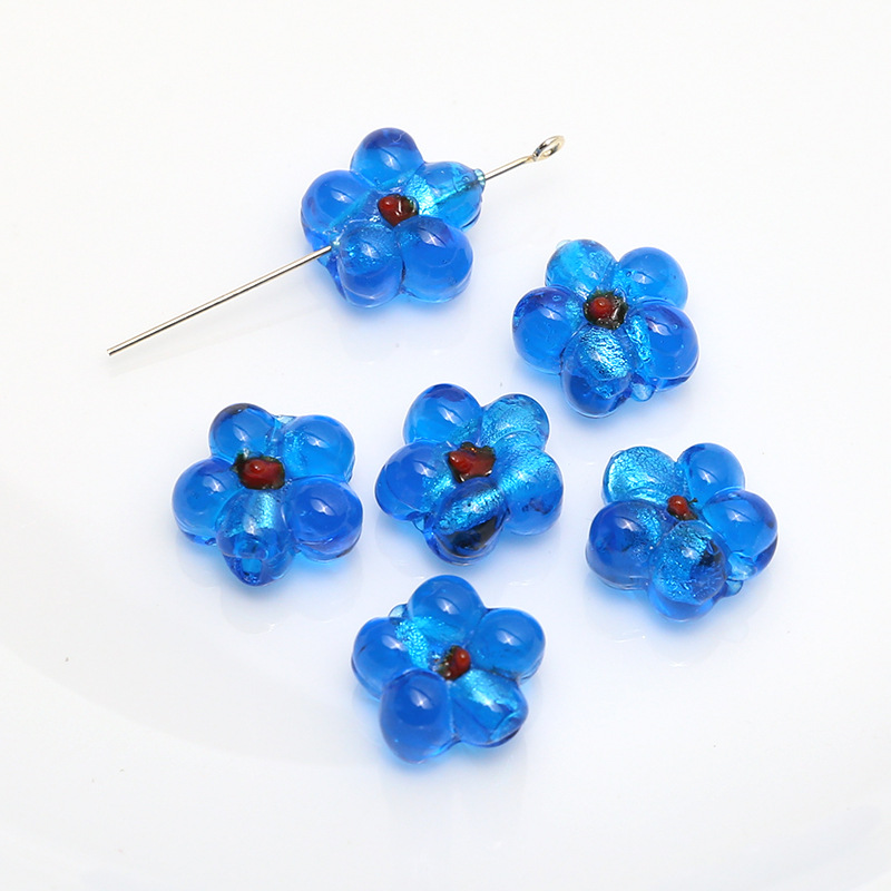 14# Sky Blue Flower 14mm