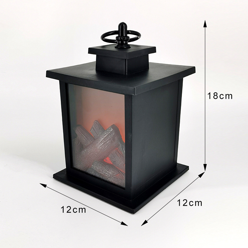 (Boxed) Small Square Fireplace Light
