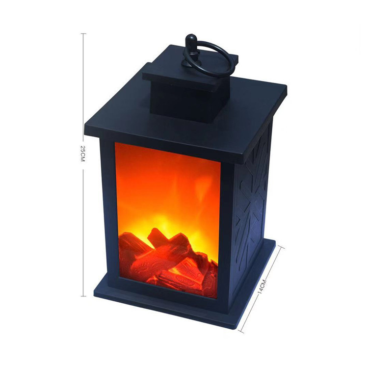 (Boxed) Medium Square Fireplace Light
