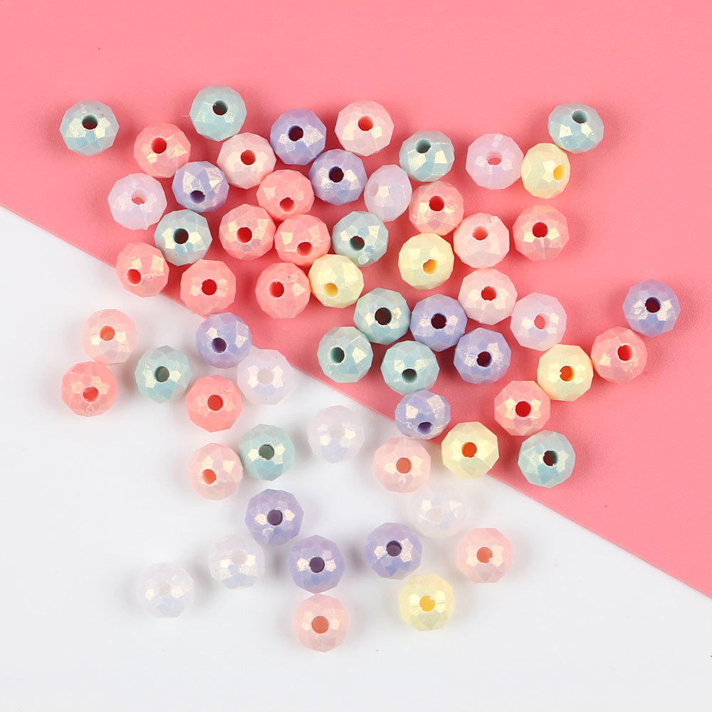 Macaron hole beads 4*6mm 50pcs
