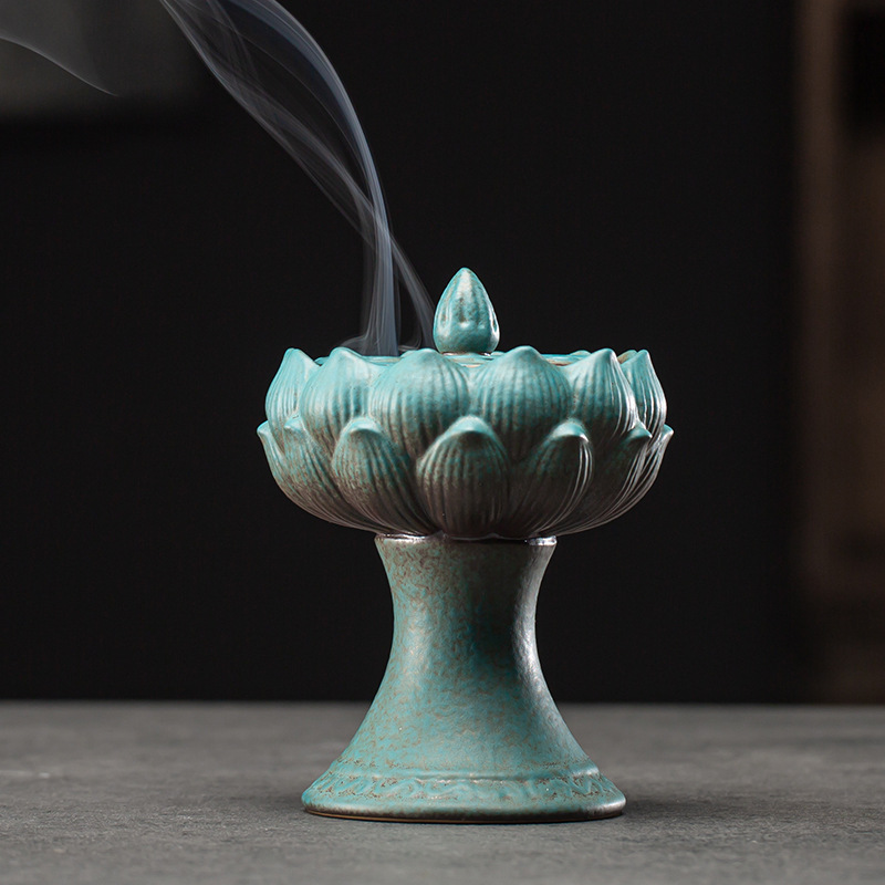 Lotus Lamp Incense Burner Small 8.8*8.8*11.7cm