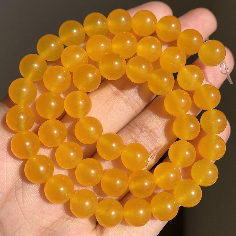 Golden yellow10mm about 37 pcs