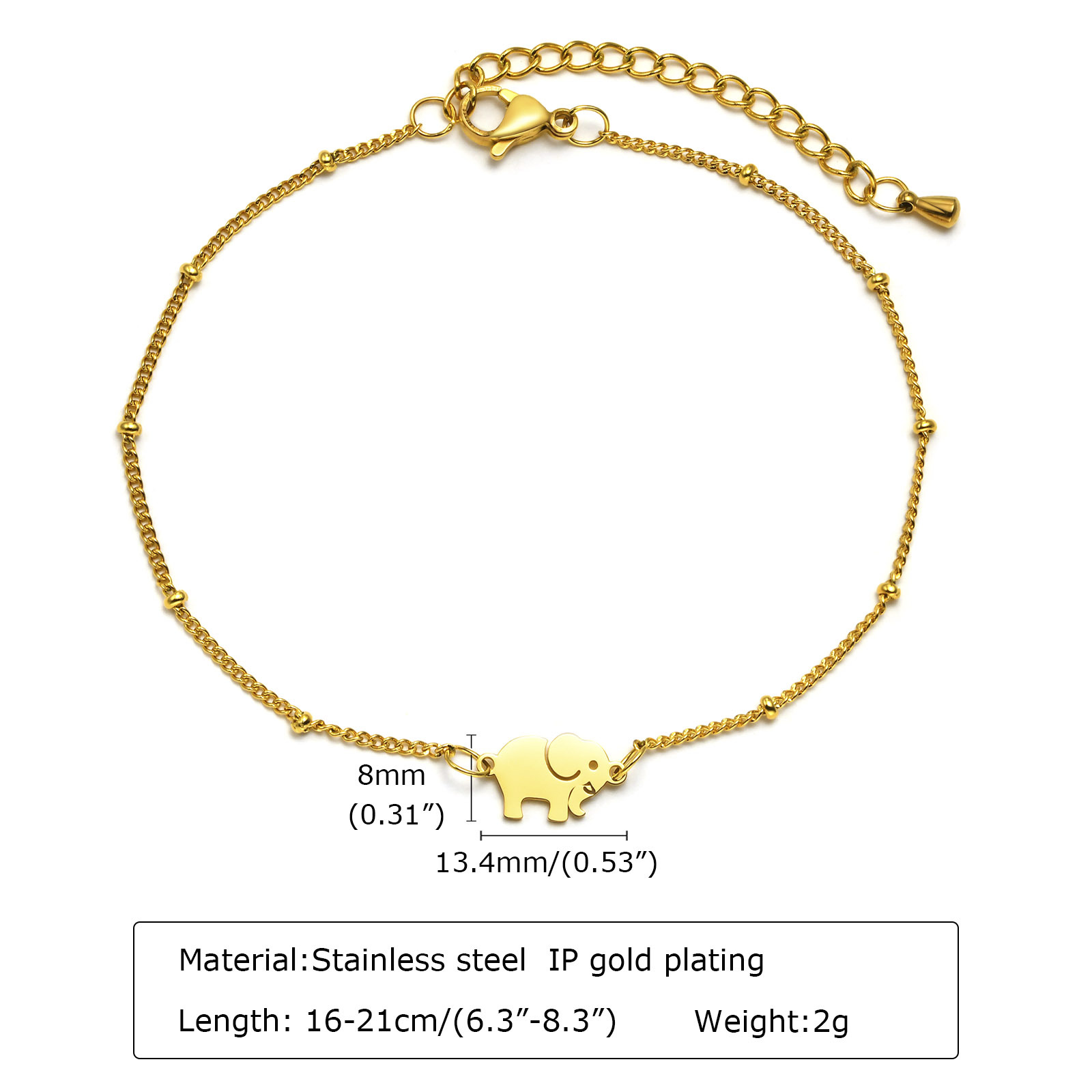 3:gold bracelet