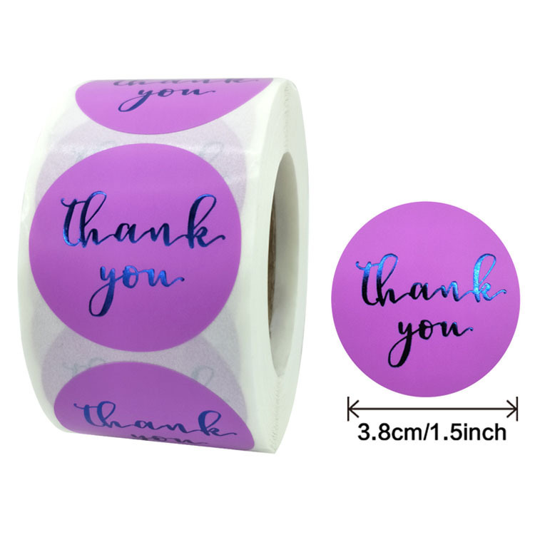 THANK YOU in blue and gold on purple background