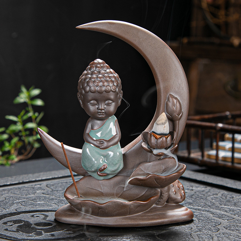 4:Meditation Tathagata/Backflow incense burner