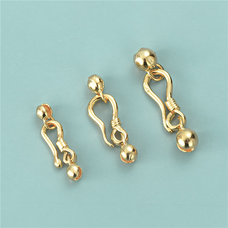 I gold color plated 6.4x23mm