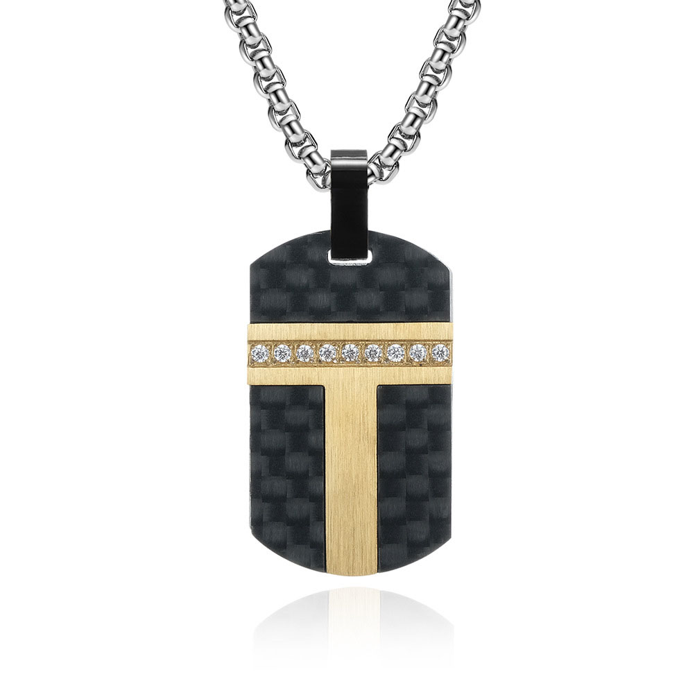 3:Gold pendant with chain