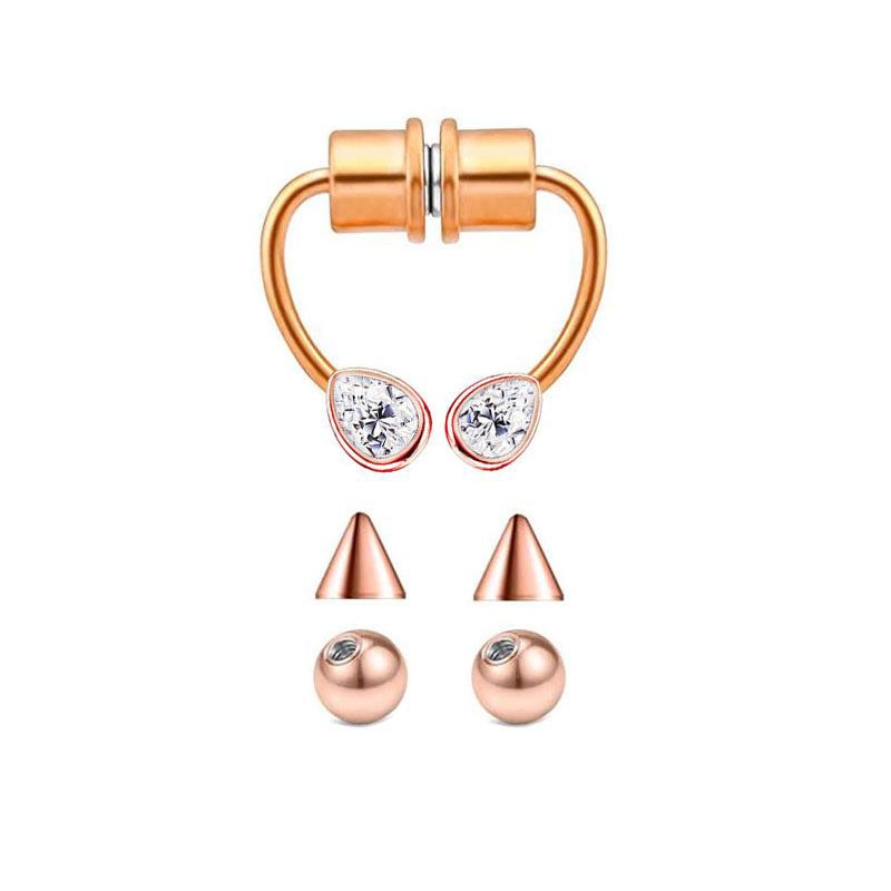 4:Rose gold with ball
