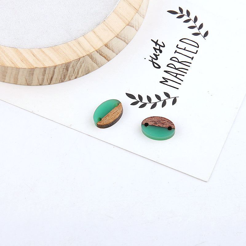15# oval green double hole 10x15mm