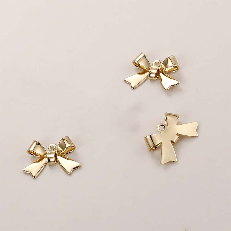 1# Glossy Butterfly Gold Plated 11x16mm