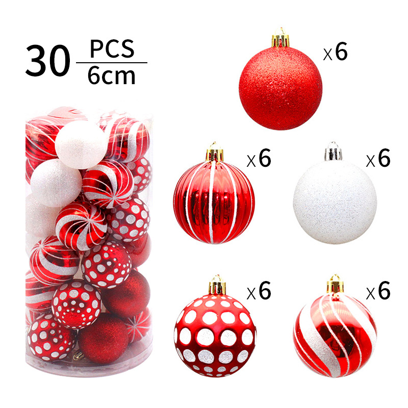 Red and white 6cm30pcs (16.5*30CM)