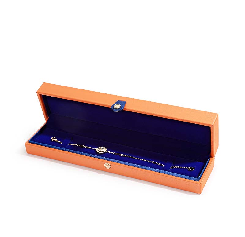 Orange Bracelet Box 244x60x37mm